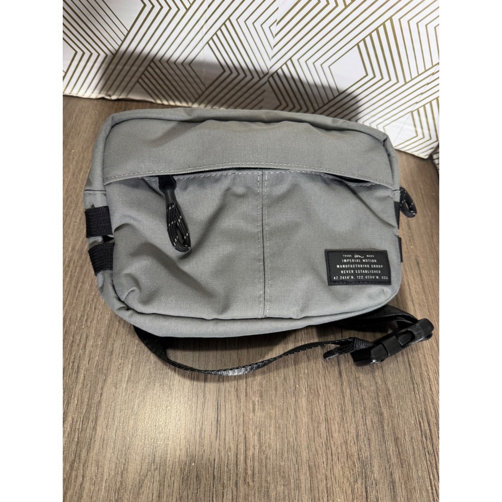 Imperial Motion Borealis‎ waistpack Grey Canvas Fanny Pack Bag Adjustable Strap